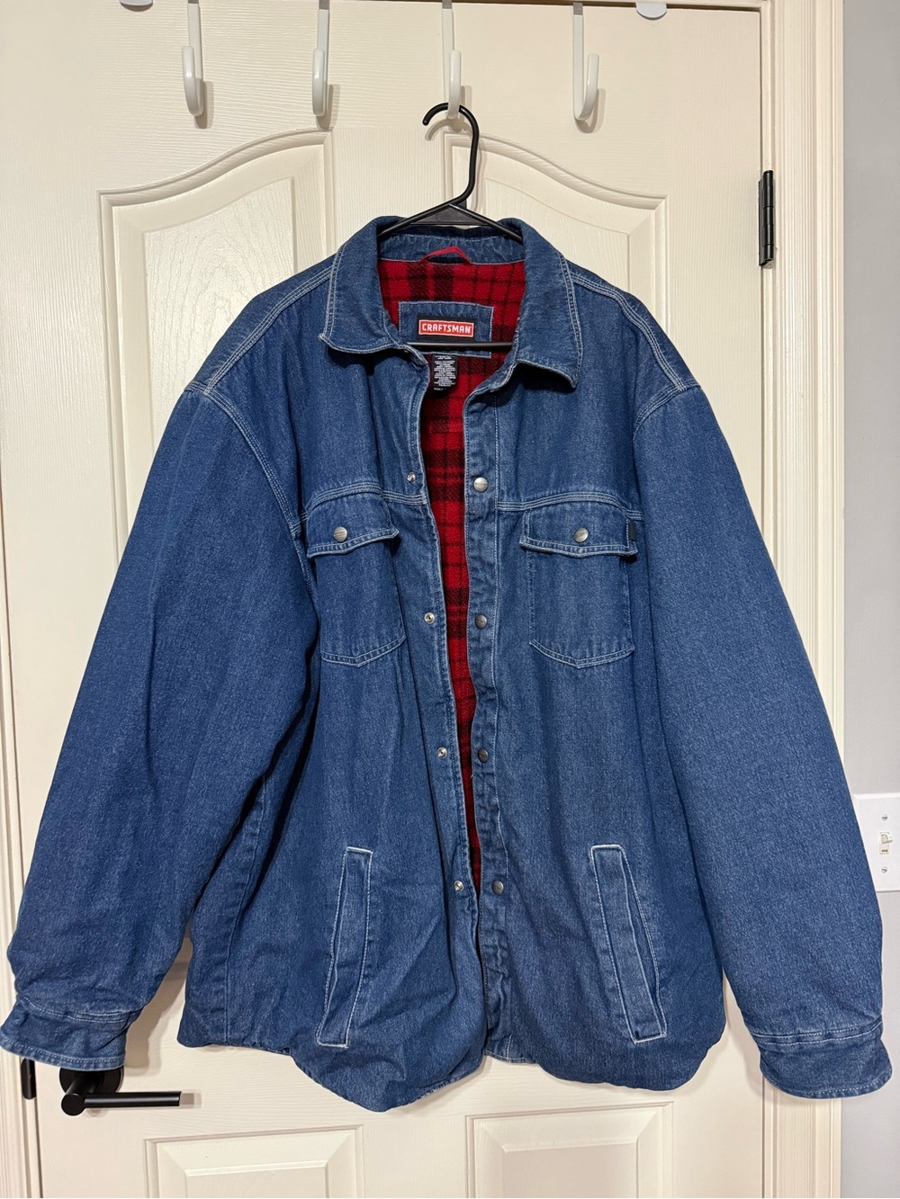 Craftsman Blue Denim Fleece Lined Jacket